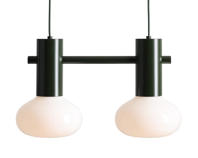 Pendant lamp Flo 2 green S, Artera - DIMENSION