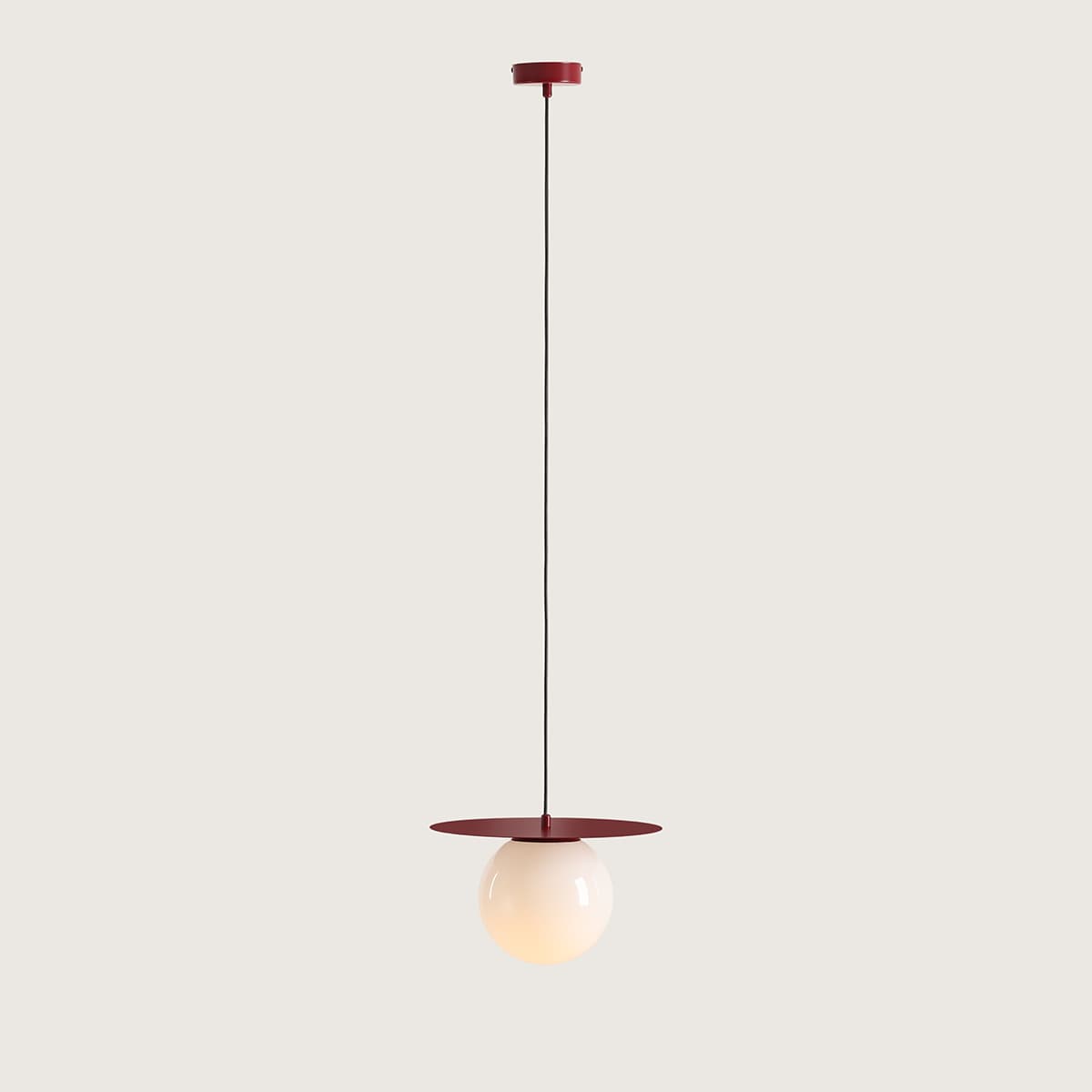Pendant lamp Loop M red, Artera - 102966