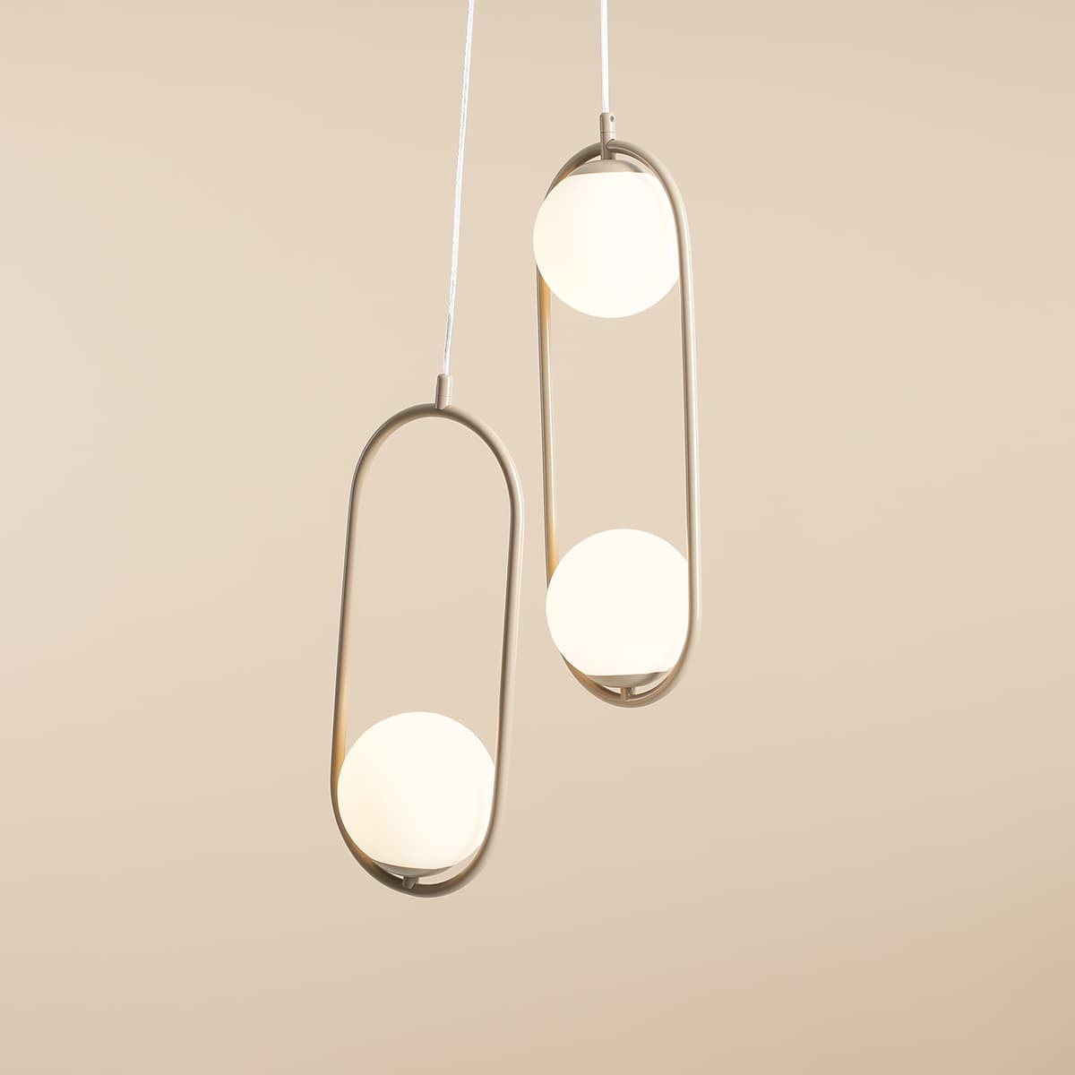 Pendant lamp Riva beige, Artera - 102935