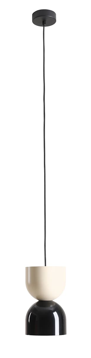 Pendant lamp Lui dark black, ivory white, Artera - DIMENSION