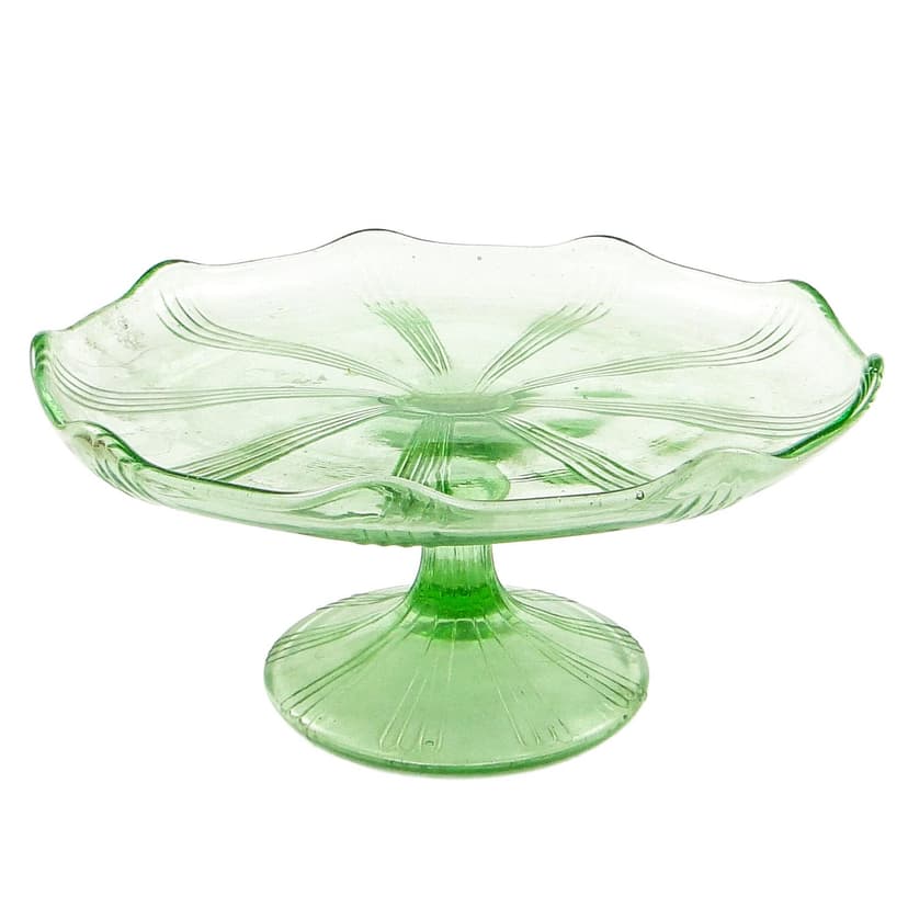 Patera Art Deco, szkło, Ząbkowice, Polska, lata 70.