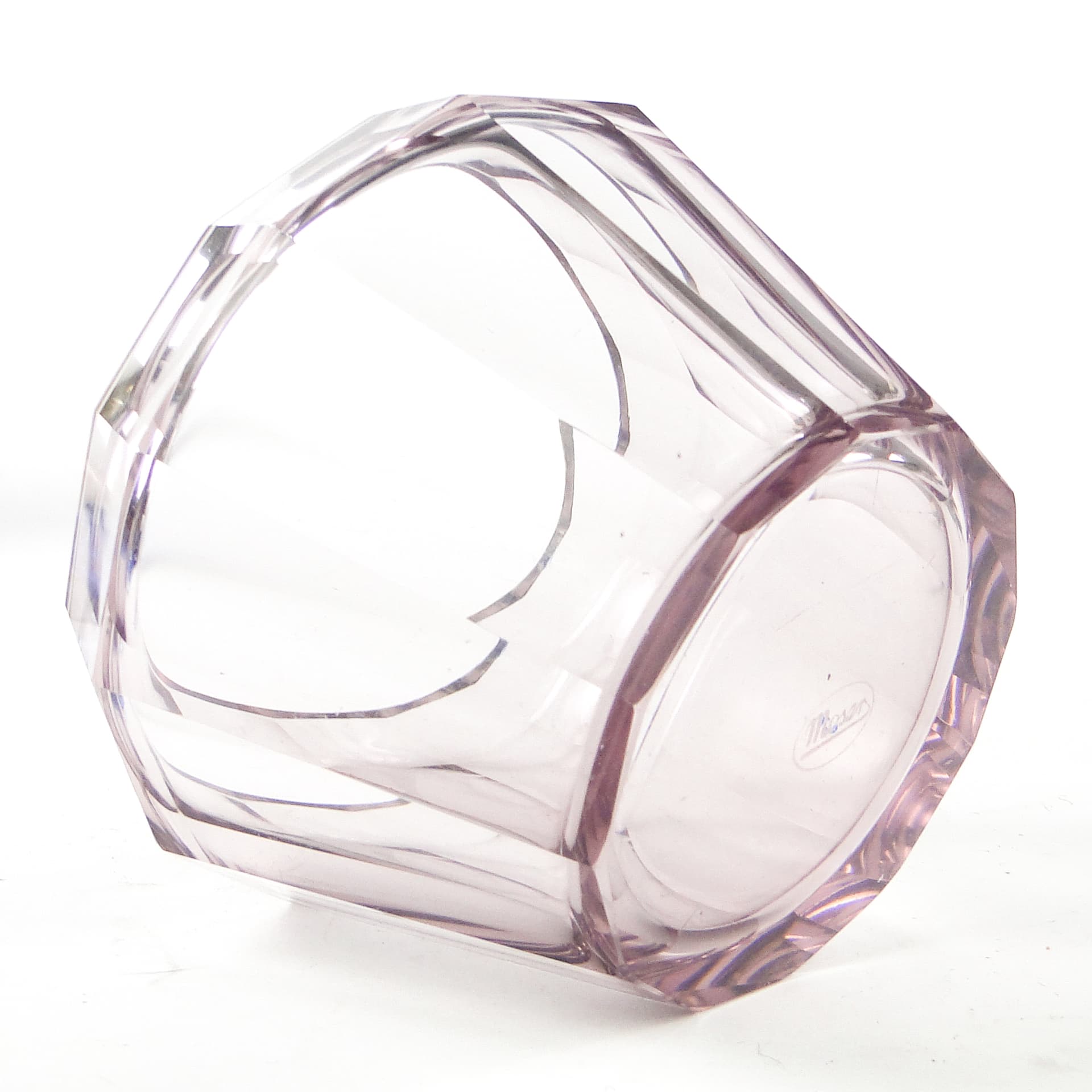 Wazon Art Deco, kryształ, Moser, Czechosłowacja, lata 30. - 110620