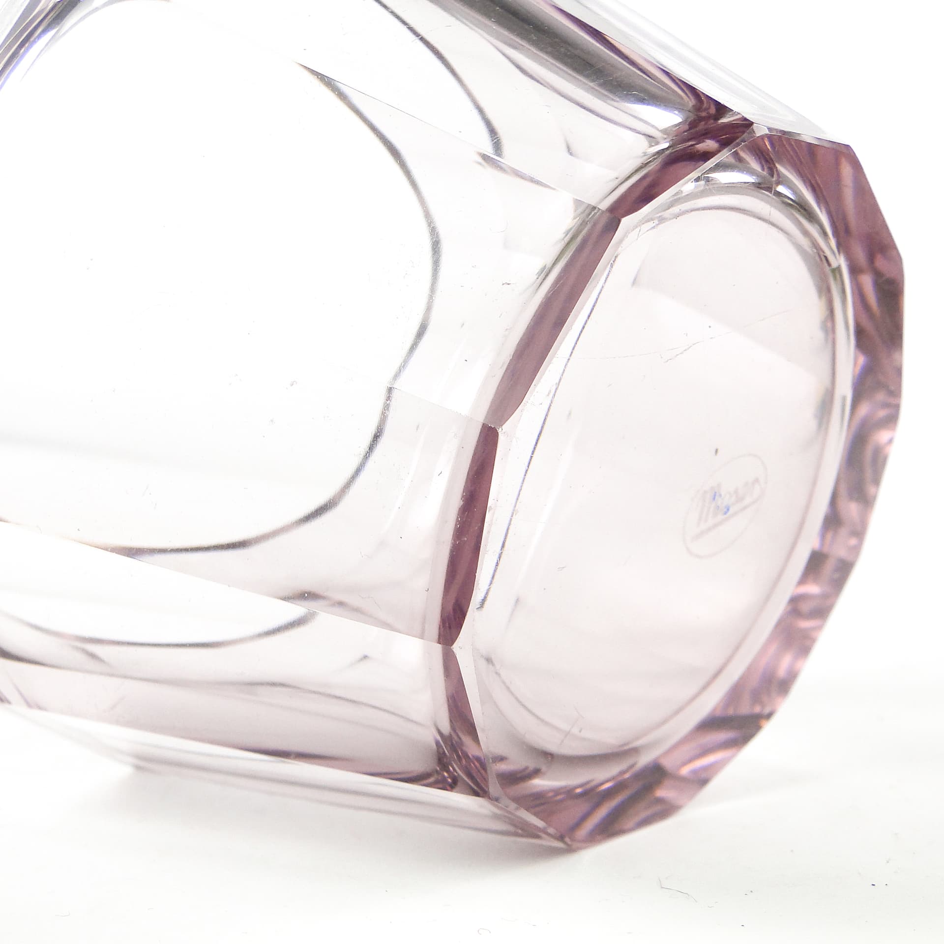 Wazon Art Deco, kryształ, Moser, Czechosłowacja, lata 30. - 110622