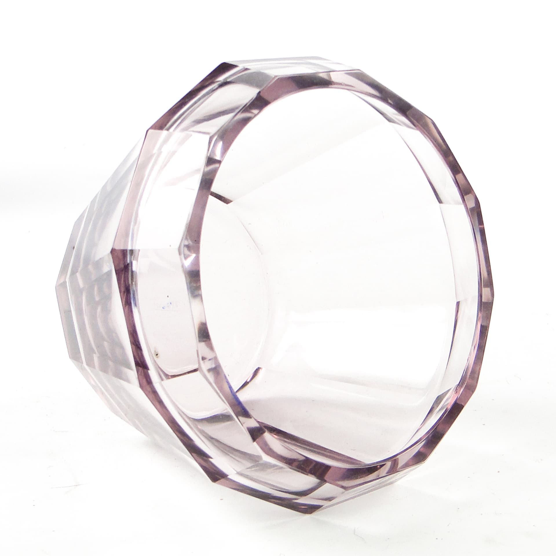 Wazon Art Deco, kryształ, Moser, Czechosłowacja, lata 30. - 110619