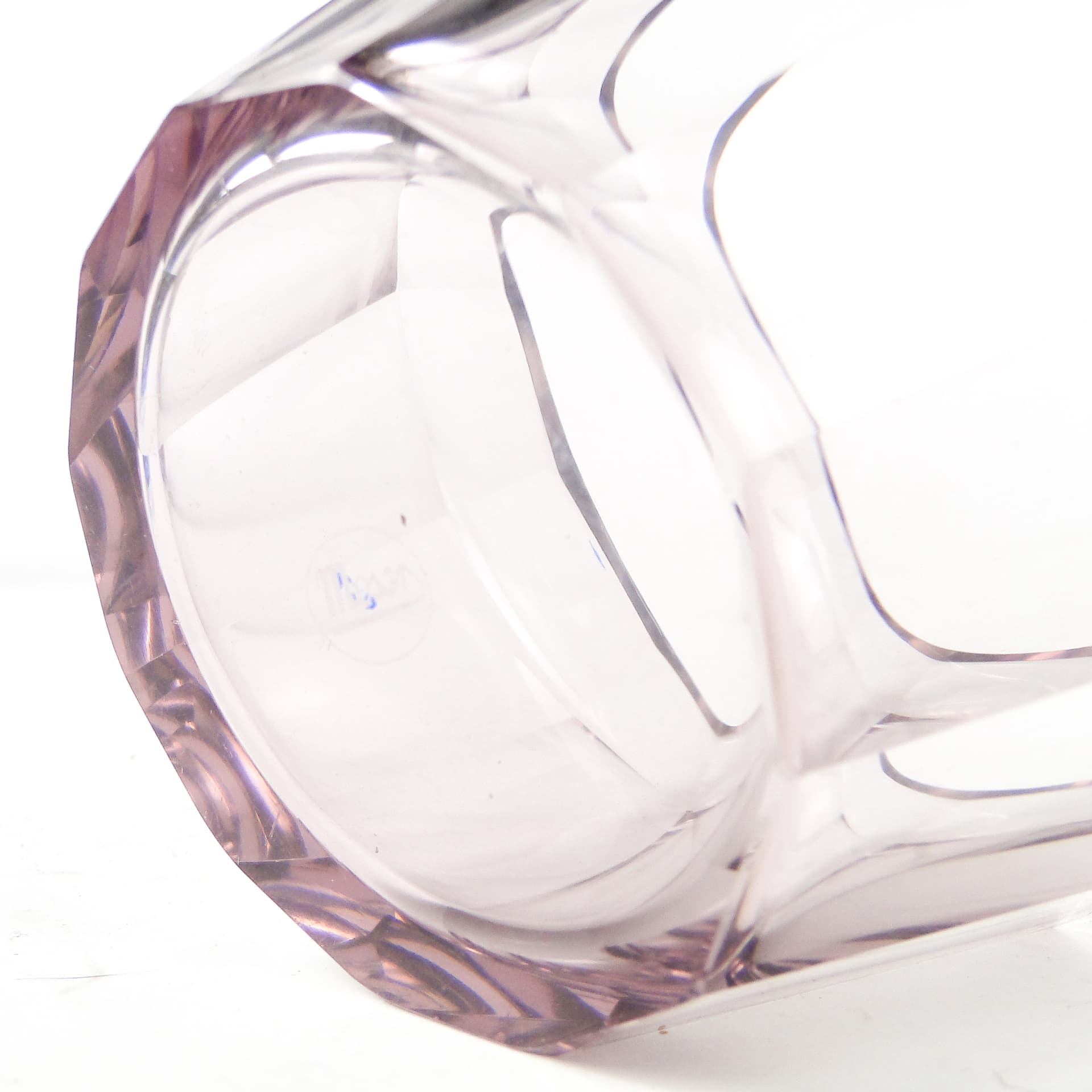 Wazon Art Deco, kryształ, Moser, Czechosłowacja, lata 30. - 110621