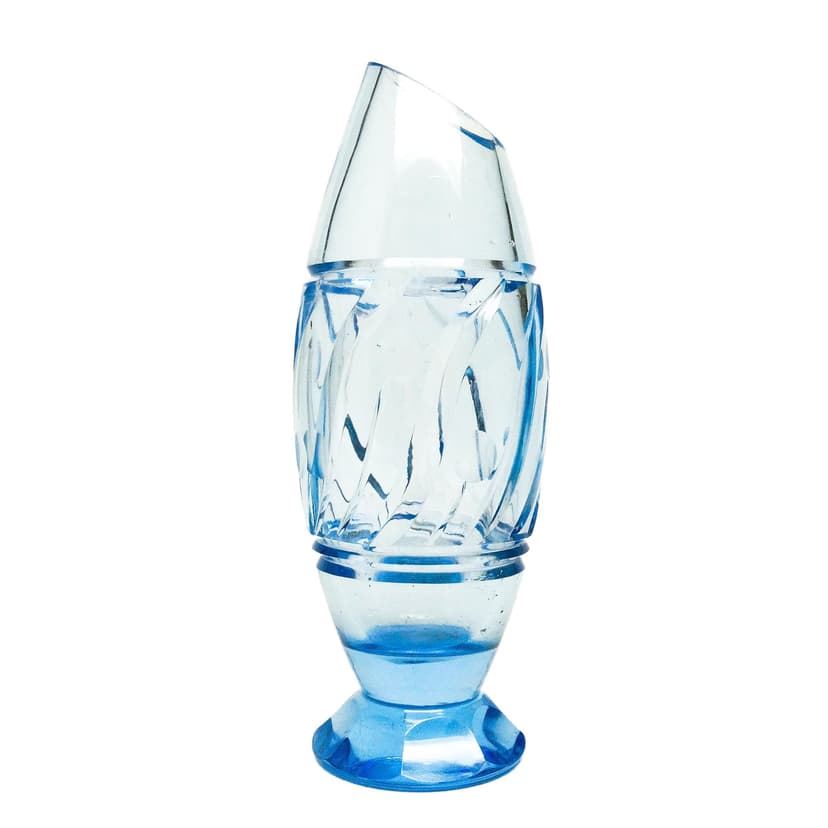 Wazon mid-century modern, kryształ, Czechosłowacja, lata 50.