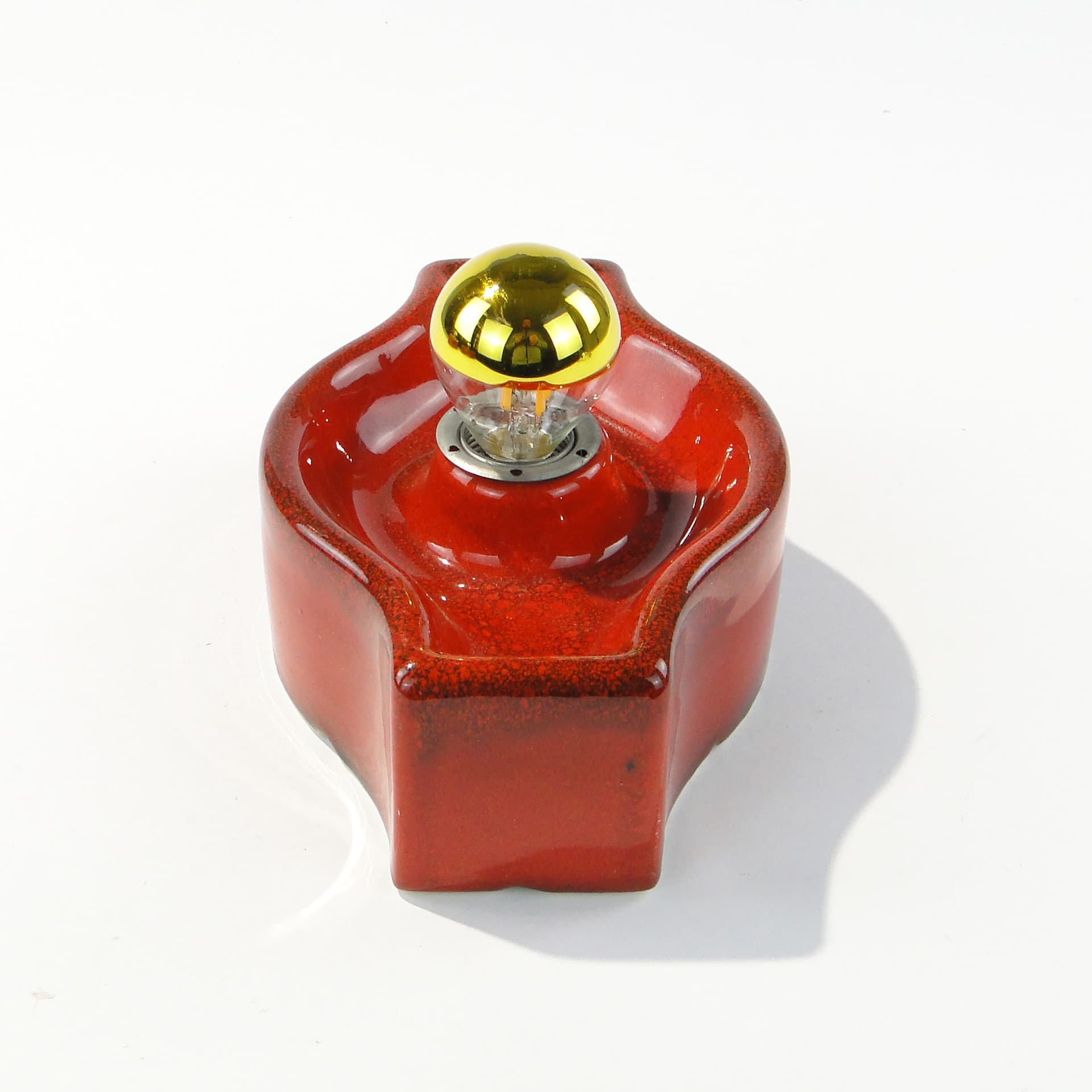 Zestaw 3 lamp ściennych ceramika glazurowana Mid-Century Modern l.50 - 123990