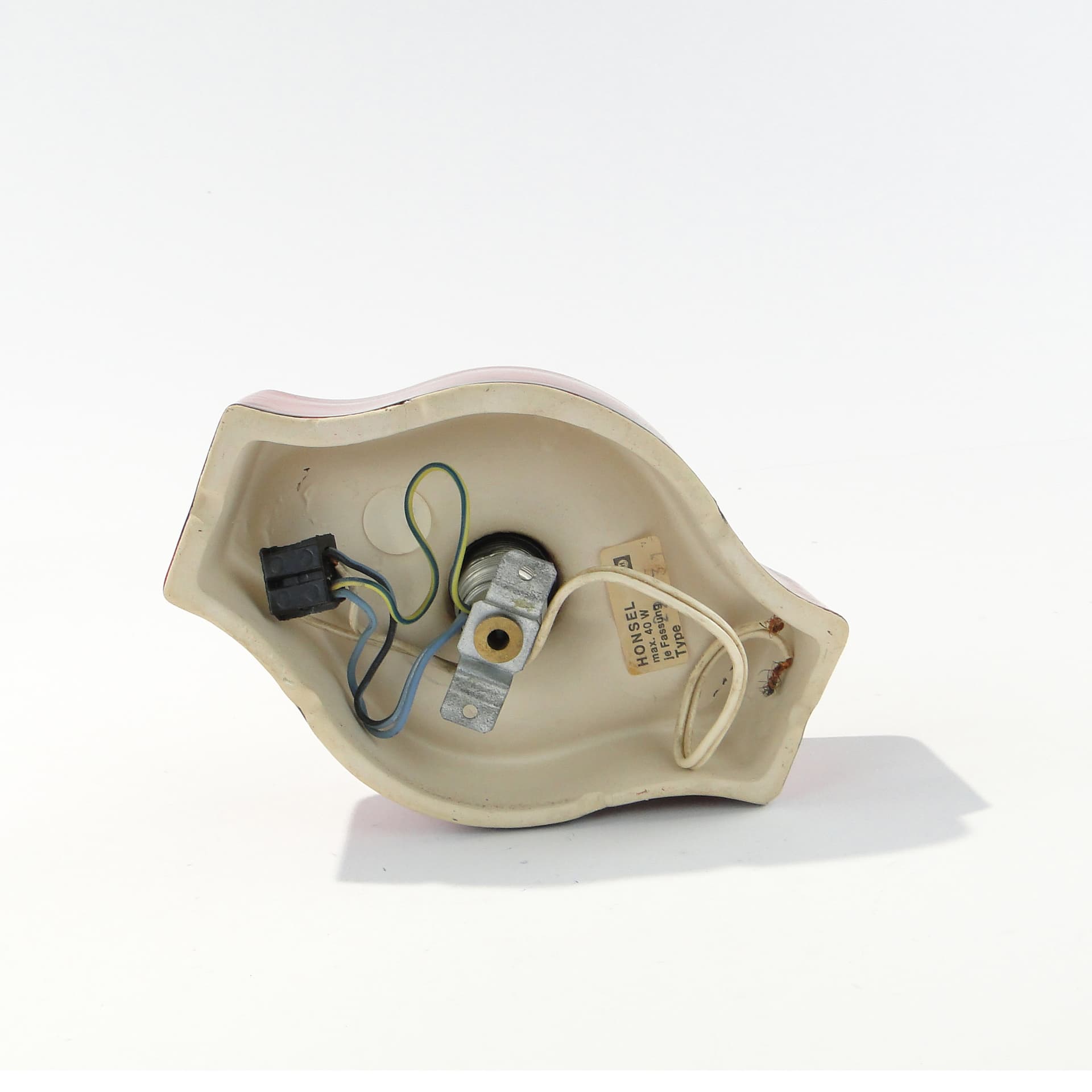 Zestaw 3 lamp ściennych ceramika glazurowana Mid-Century Modern l.50 - 123991