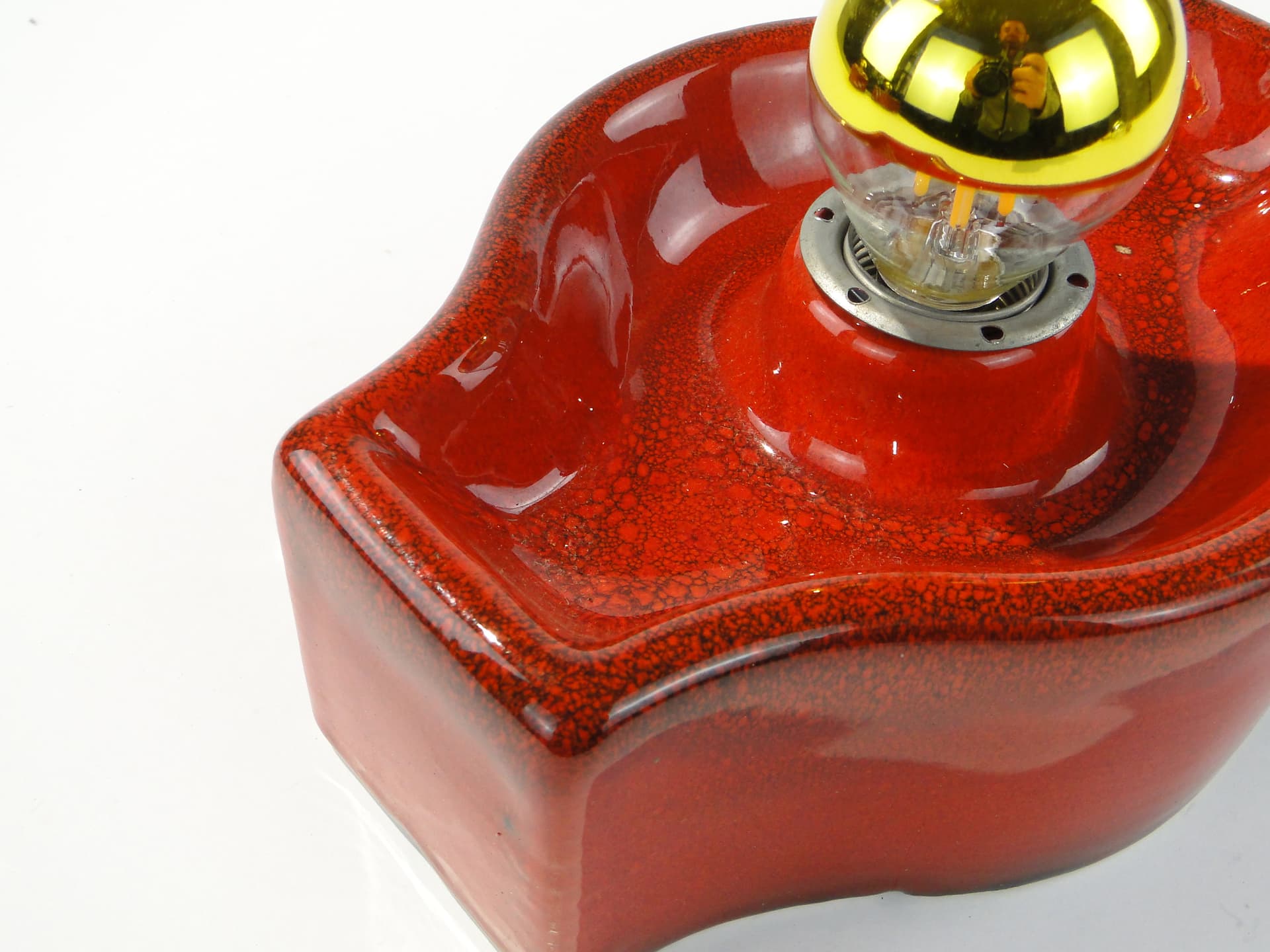 Zestaw 3 lamp ściennych ceramika glazurowana Mid-Century Modern l.50 - 123987