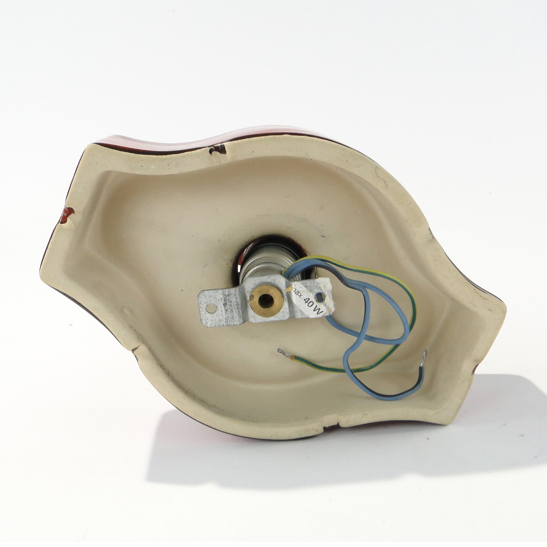 Zestaw 3 lamp ściennych ceramika glazurowana Mid-Century Modern l.50 - 123992