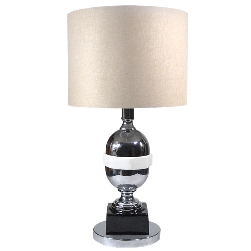 Chrome Space Age Table Lamp, by Massive, Belgium, 1970s