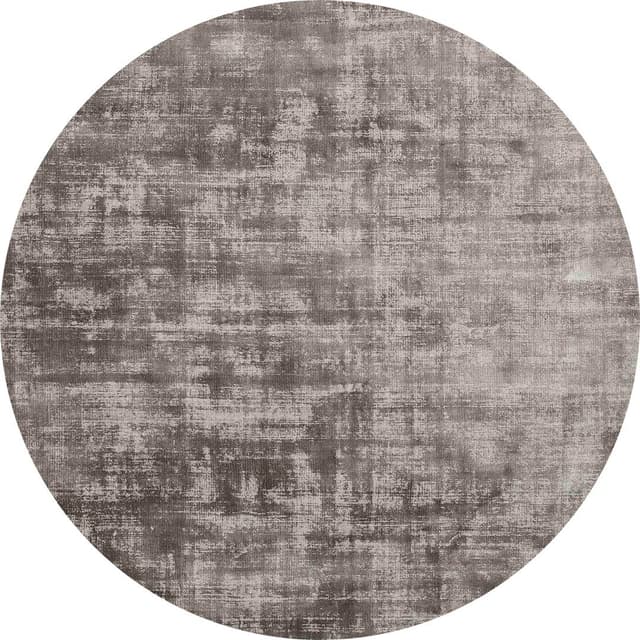Dywan okrągły Desert Dark Grey Round 200x200 cm szary, tencel, Carpets & More - WYMIARY