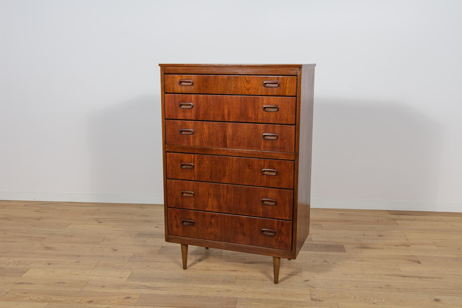 Komoda, brązowy, teak, Dania, lata 60. - 170077