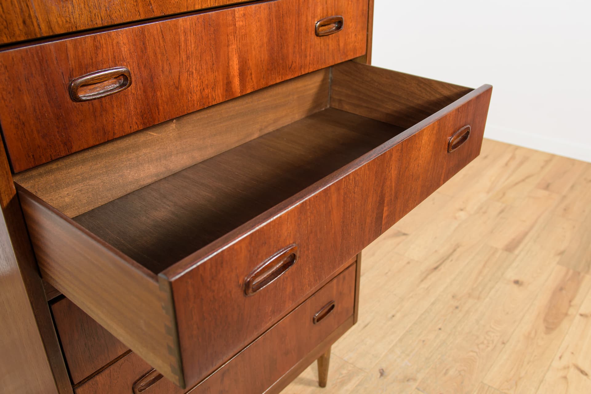 Komoda, brązowy, teak, Dania, lata 60. - 170083