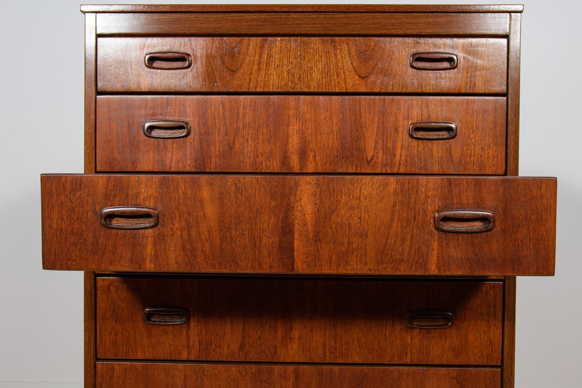 Komoda, brązowy, teak, Dania, lata 60. - 170086