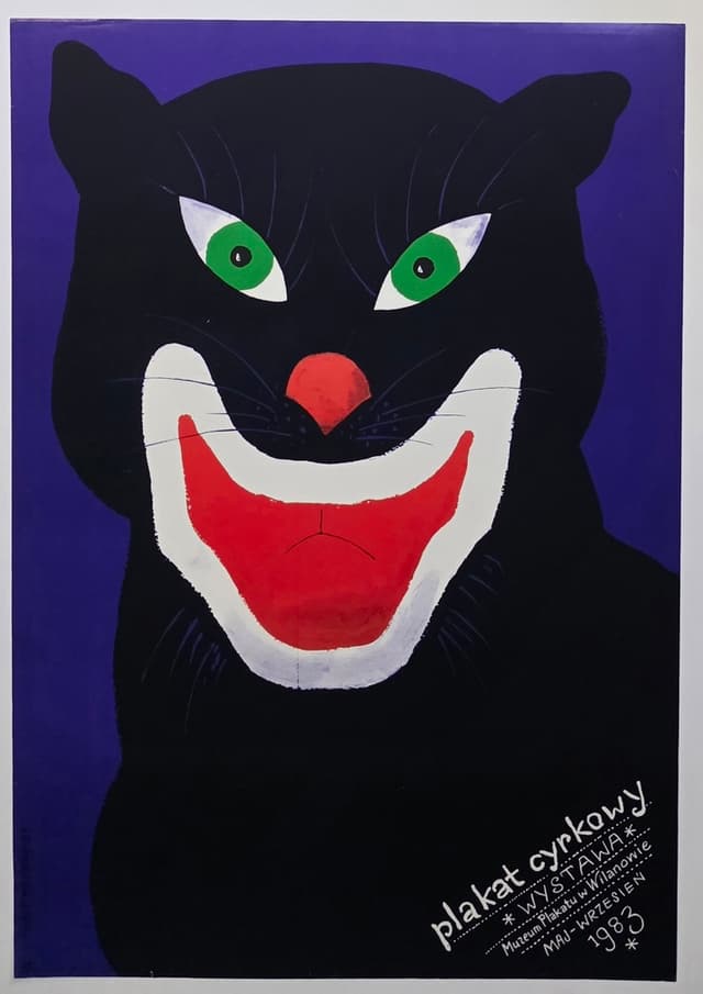 Cyrk Wilanów (Oryginalny plakat cyrkowy), aut. H. Hilscher, 1983 - WYMIARY