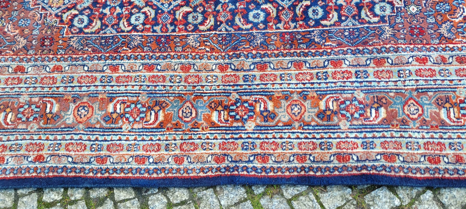 Dywan Bidjar 220x330cm, czerwony, wełna, Indie, pocz. XX w. - 180528