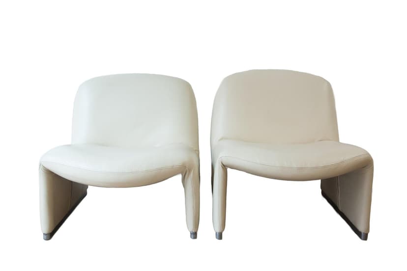 Zestaw czterech foteli lounge Alky, proj. G. Piretti, Castelli, 1972