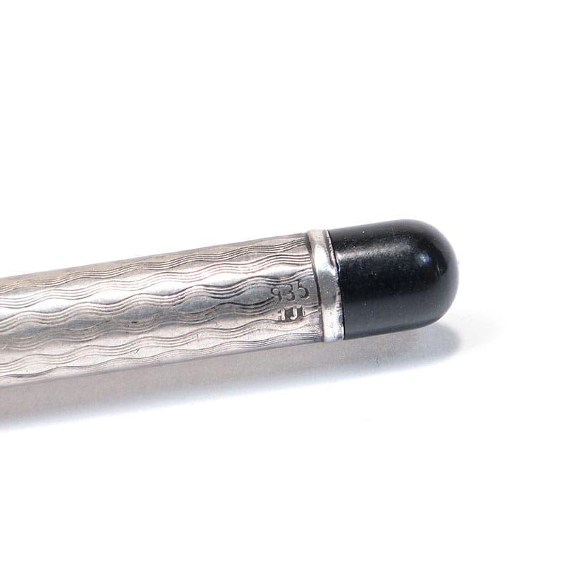 Ołówek mechaniczny secesja, srebro, bakelit czarny, Austria, początek XX w. - 190306