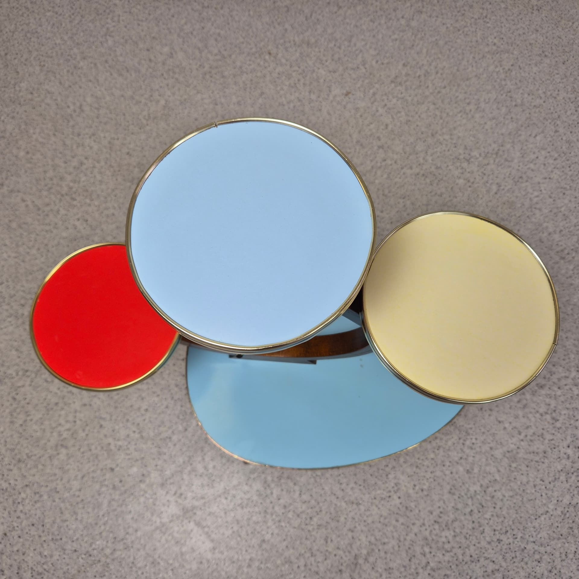 Kwietnik Rockabilly, multikolor, Niemcy, lata 60. - 197582