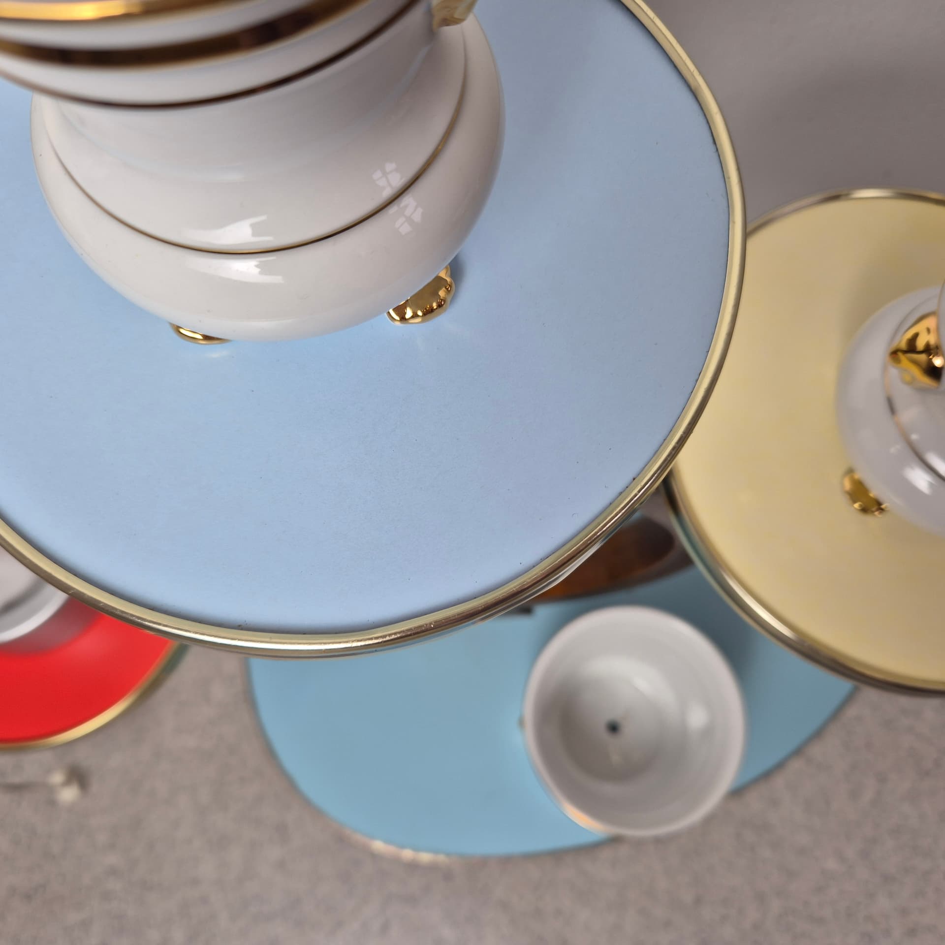 Kwietnik Rockabilly, multikolor, Niemcy, lata 60. - 197580