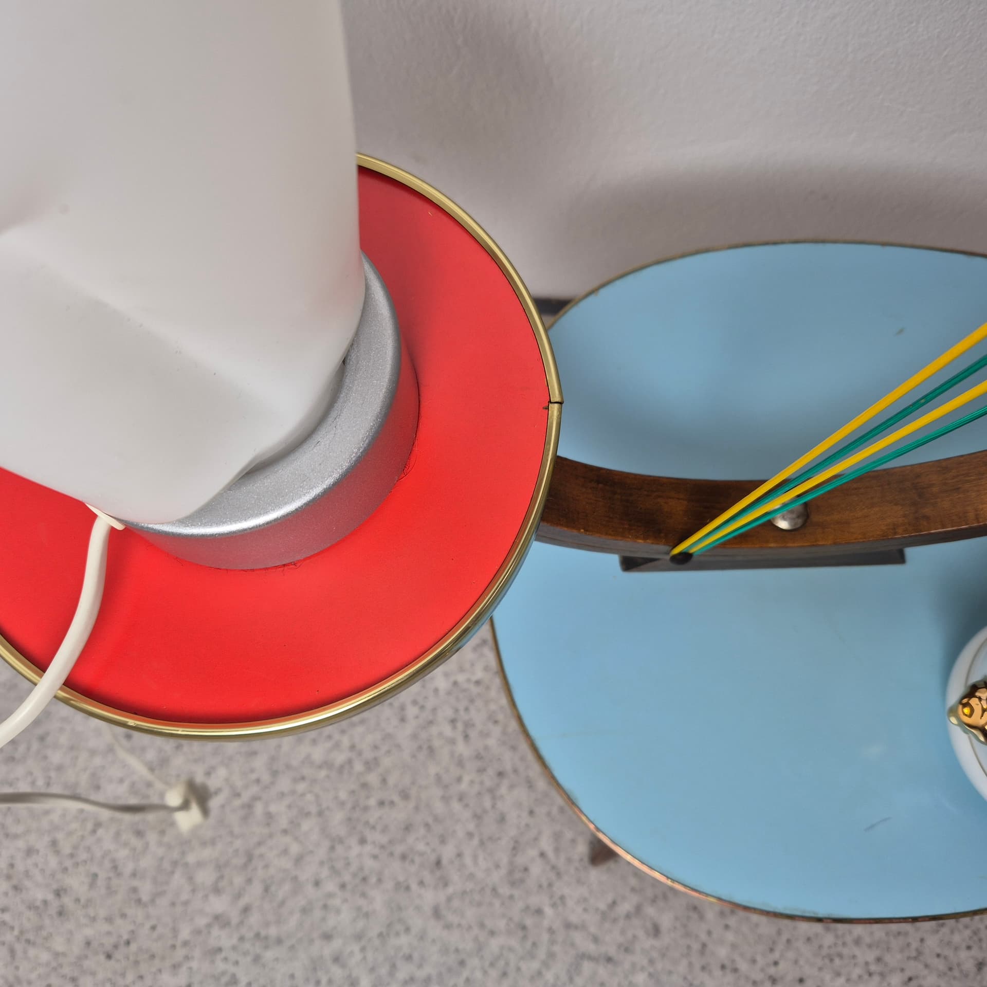 Kwietnik Rockabilly, multikolor, Niemcy, lata 60. - 197584