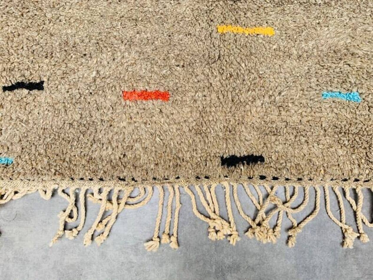 Ręcznie tkany dywan 240x160 cm, wełna, multikolor, Maroko - 198595