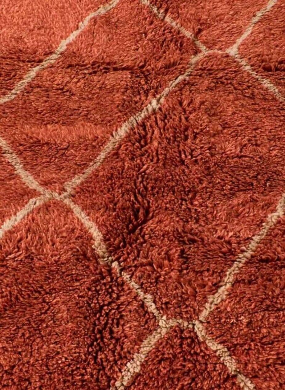 Ręcznie tkany dywan 200x300 cm, wełna, multikolor, Maroko - 198433