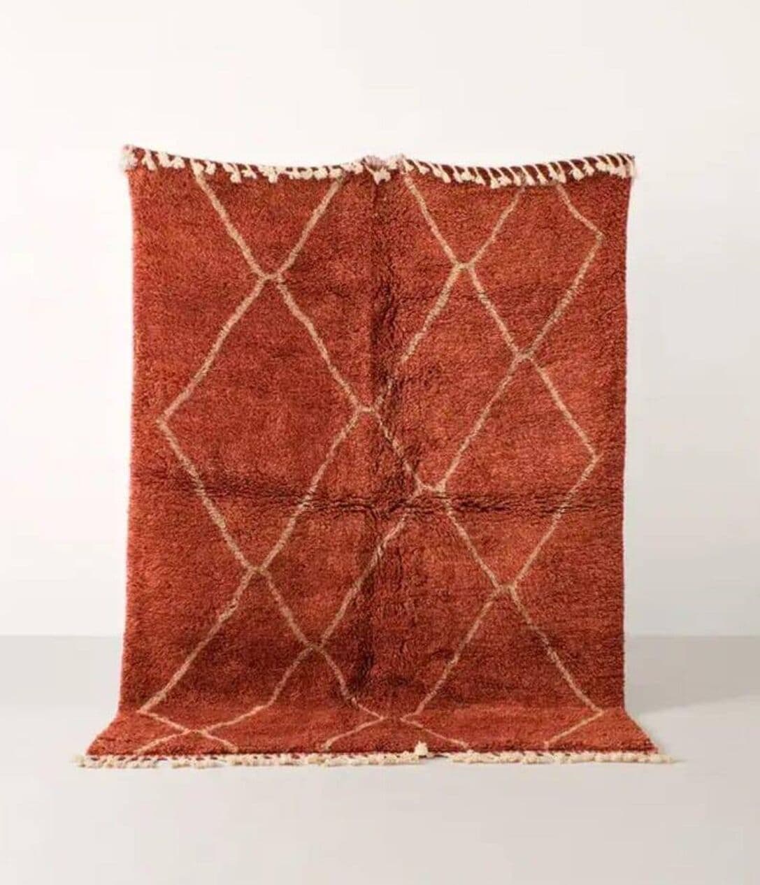 Ręcznie tkany dywan 200x300 cm, wełna, multikolor, Maroko - 198434