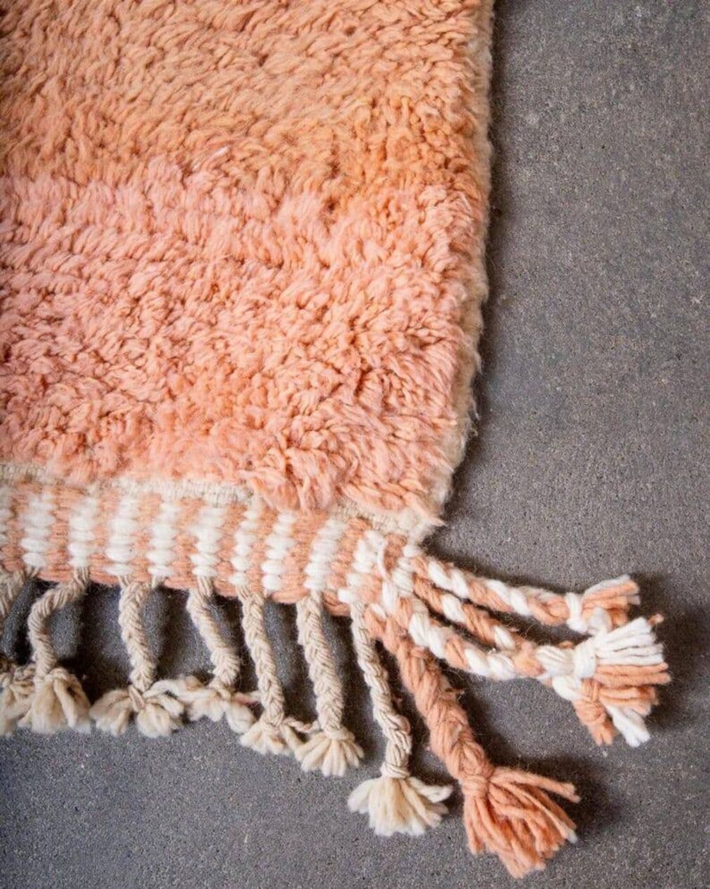 Handwoven rug 250x150 cm, wool, multicolor, Morocco - 200395