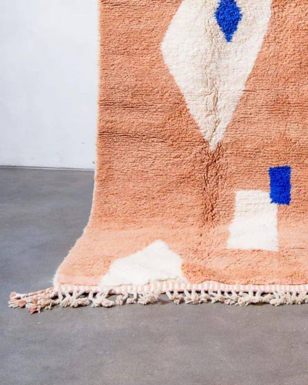 Handwoven rug 250x150 cm, wool, multicolor, Morocco - 200394