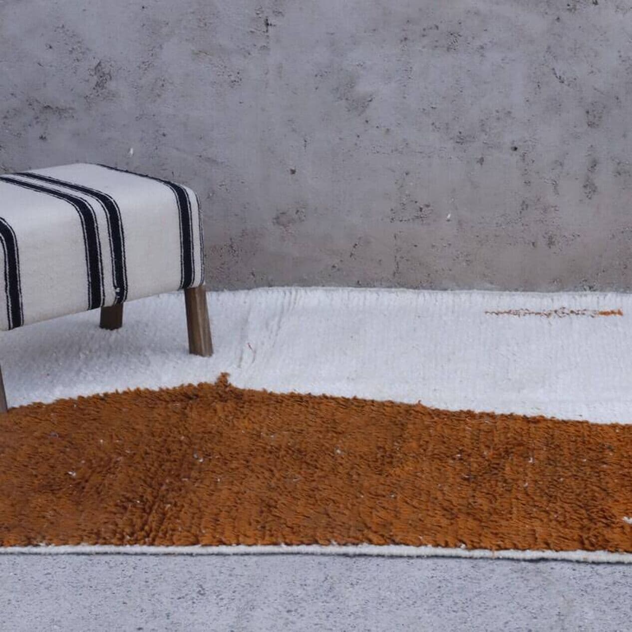 Handwoven rug 250x150 cm, wool, multicolor, Morocco - 200949