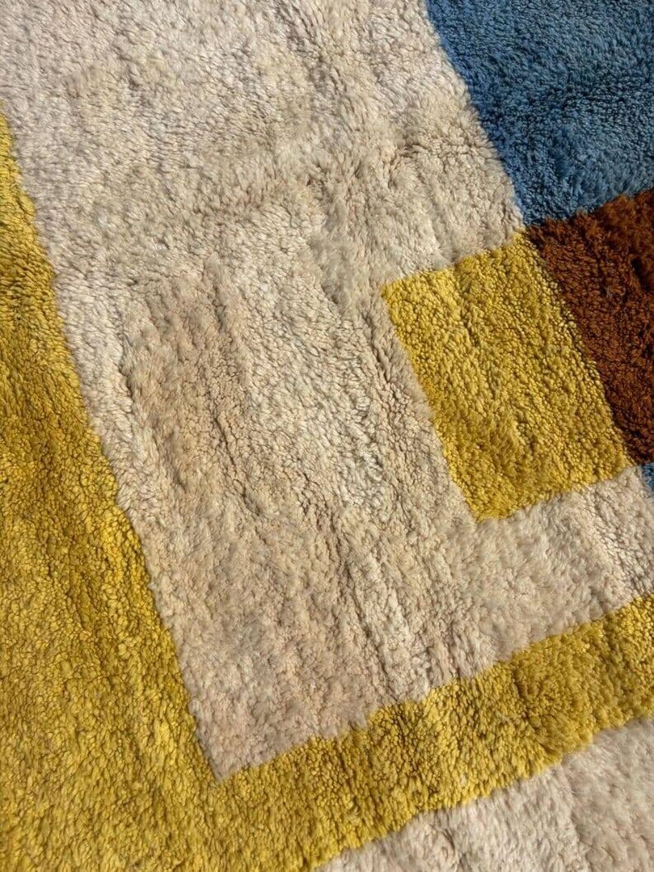 Ręcznie tkany dywan 200x300 cm, wełna, multikolor, Maroko - 201695