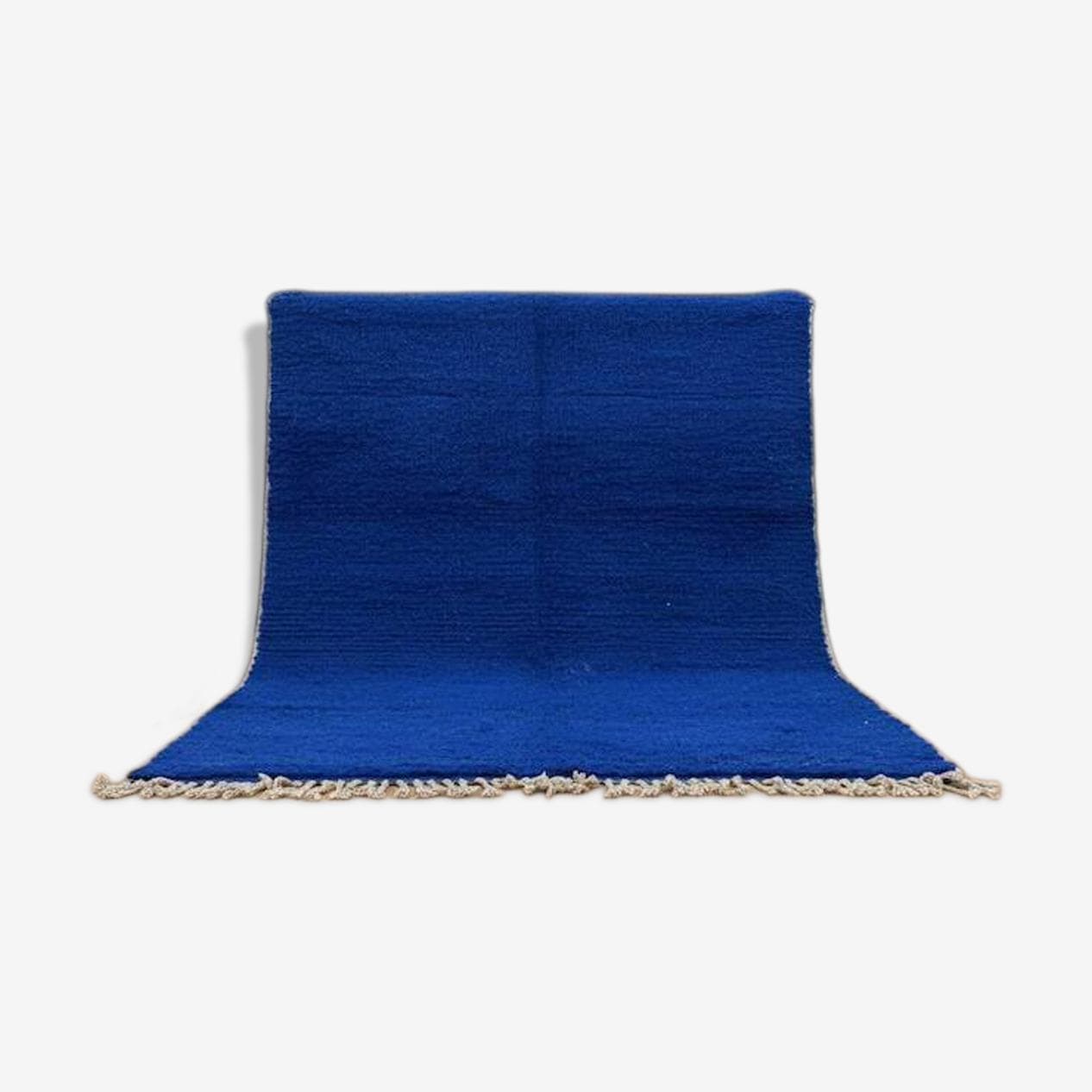 Ręcznie tkany dywan 200x300 cm, wełna, niebieski, Maroko - 201578