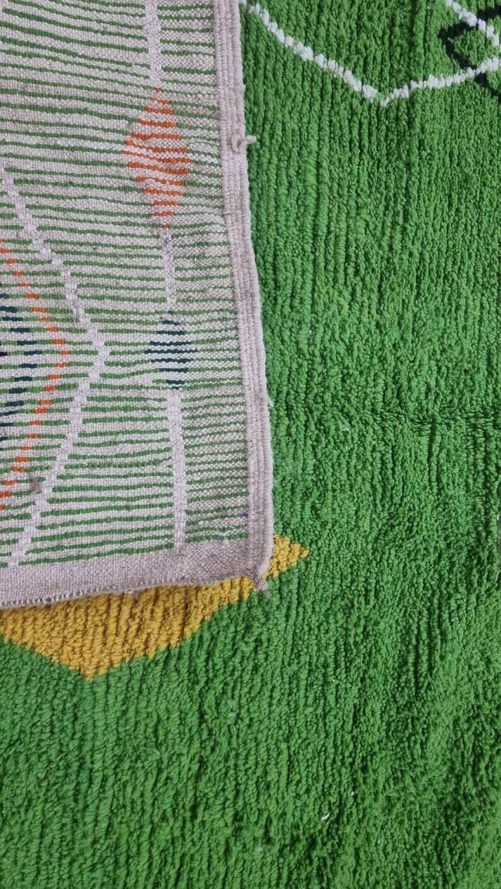 Handwoven rug 250x150 cm, wool, multicolour, Morocco - 201374