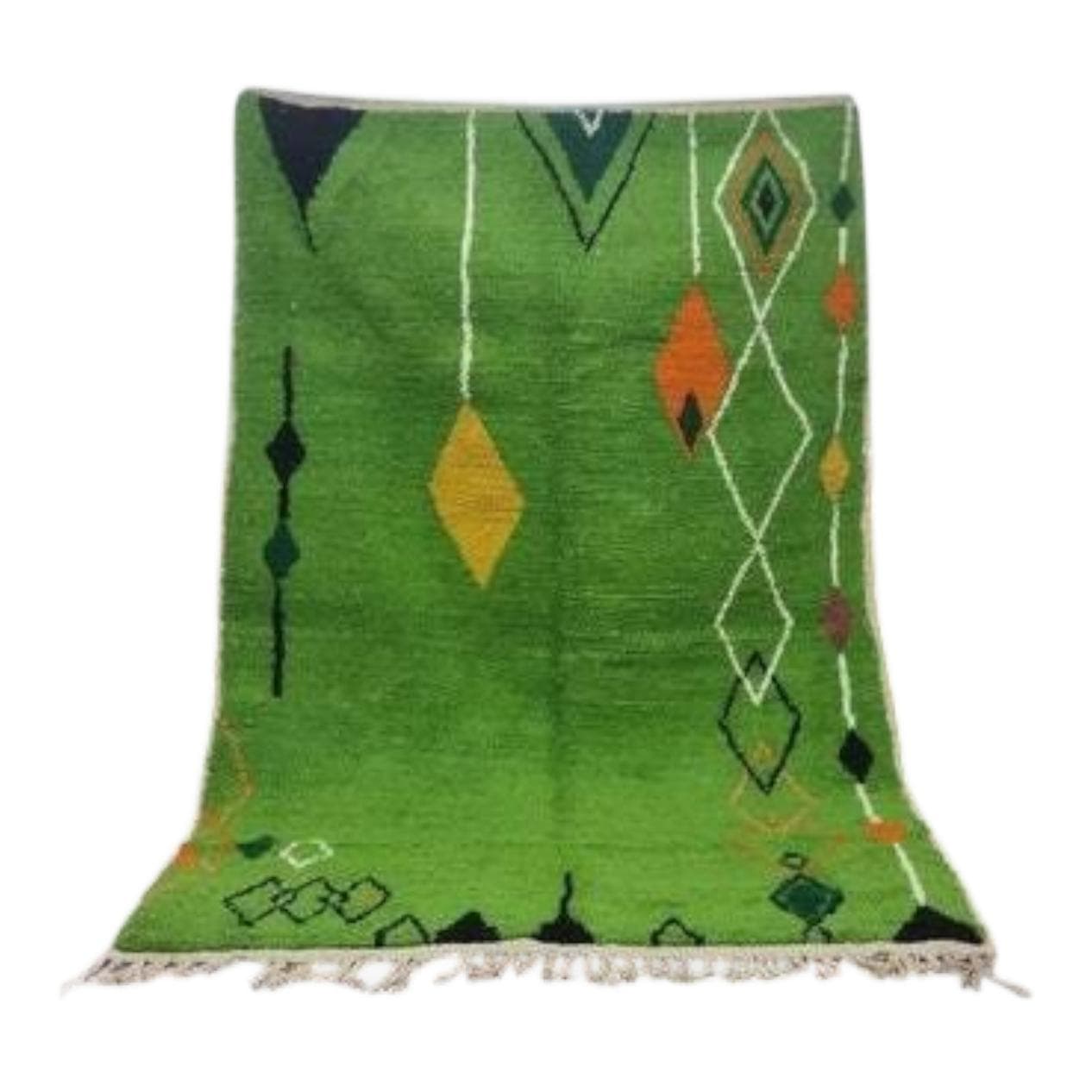 Handwoven rug 250x150 cm, wool, multicolour, Morocco