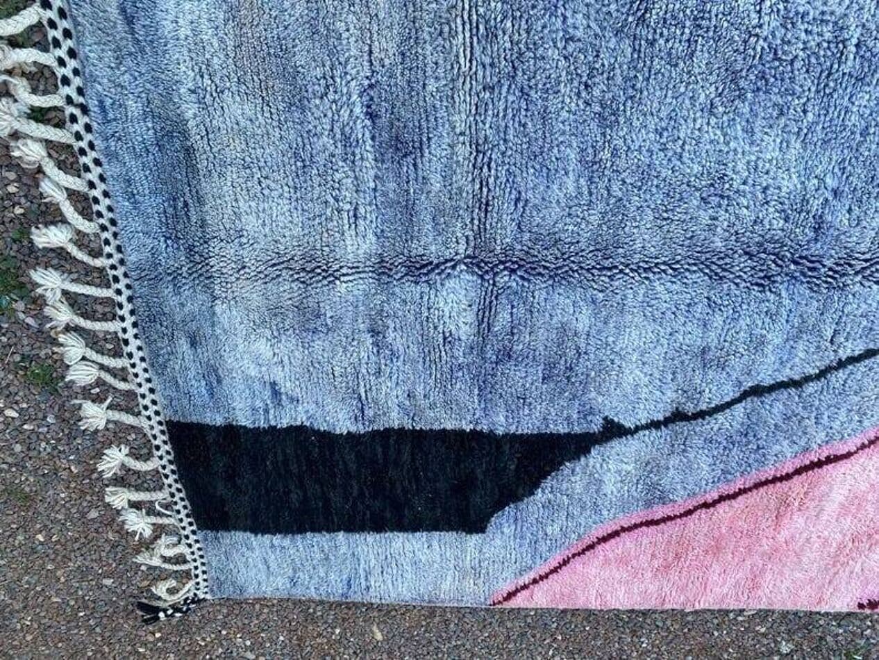 Ręcznie tkany dywan 250x150 cm, wełna, multikolor, Maroko - 202792