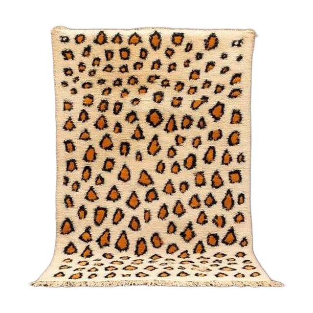 Ręcznie tkany dywan 200x300 cm, wełna, wielokolorowy, Maroko - WYMIARY