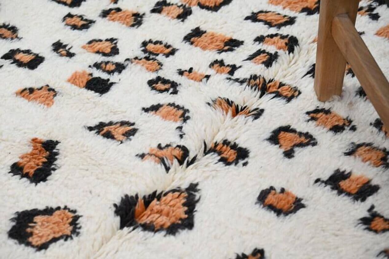 Ręcznie tkany dywan 200x300 cm, wełna, wielokolorowy, Maroko - 202748