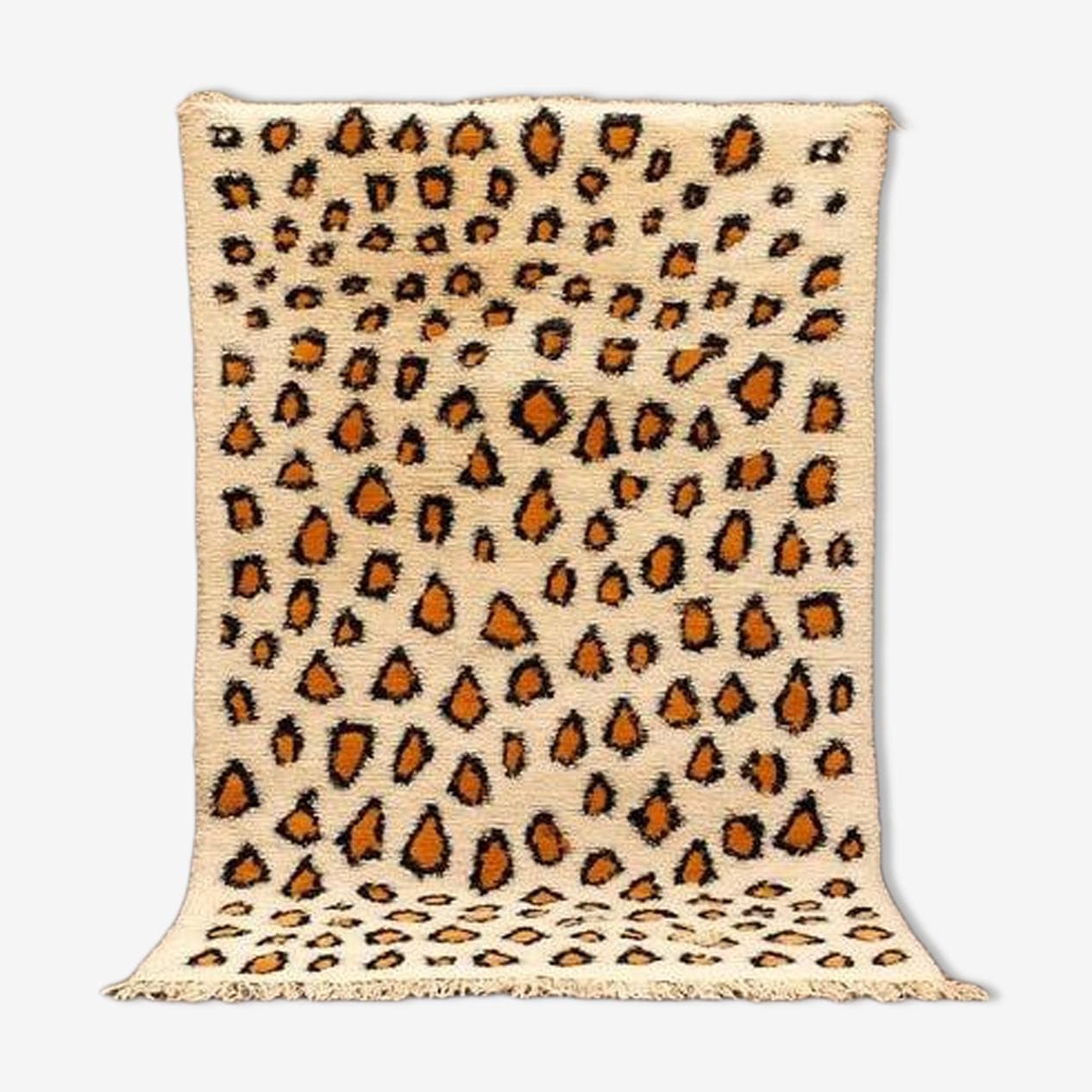 Ręcznie tkany dywan 200x300 cm, wełna, wielokolorowy, Maroko - 202745