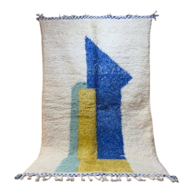 Ręcznie tkany dywan 200x300 cm, wełna, multikolor, Maroko - WYMIARY