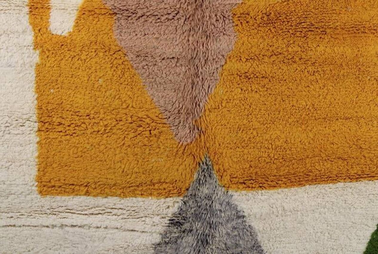 Ręcznie tkany dywan 200x300 cm, wełna, multikolor, Maroko - 202480