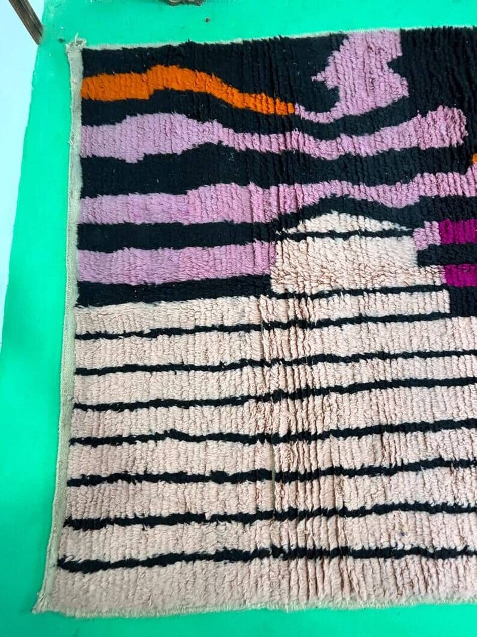 Ręcznie tkany dywan 200x300 cm, wełna, wielokolorowy, Maroko - 201977