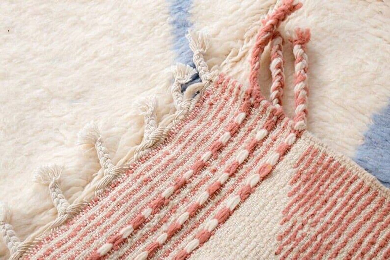 Ręcznie tkany dywan 150x250 cm, wełna, multikolor, Maroko - 203253