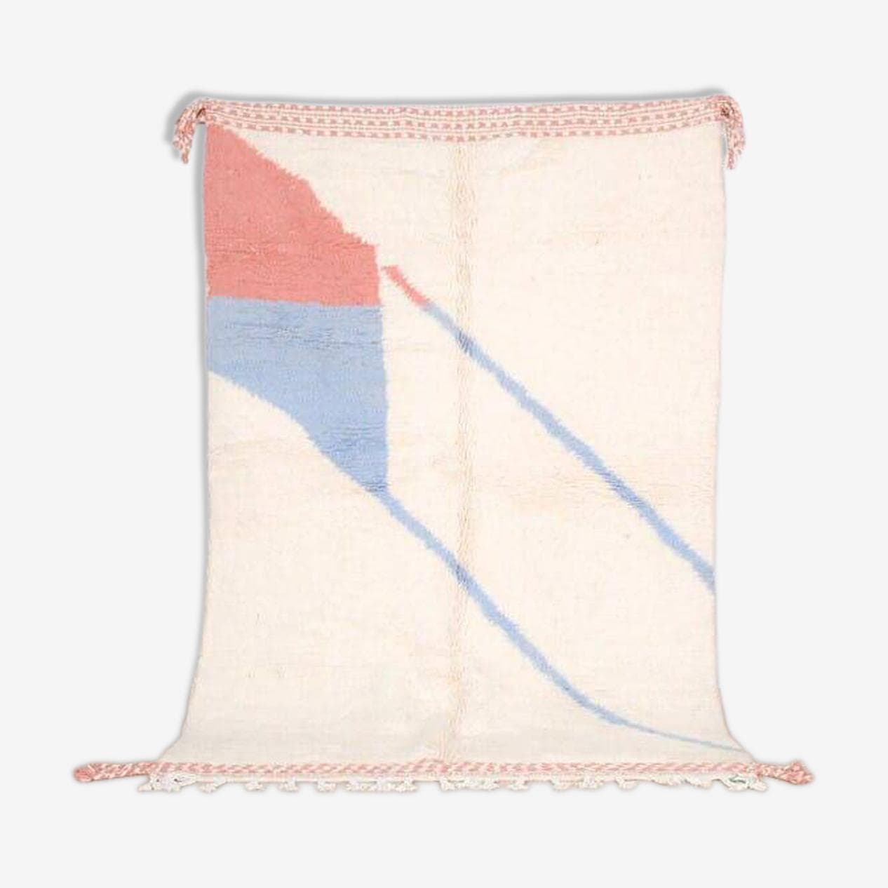 Ręcznie tkany dywan 150x250 cm, wełna, multikolor, Maroko - 203247