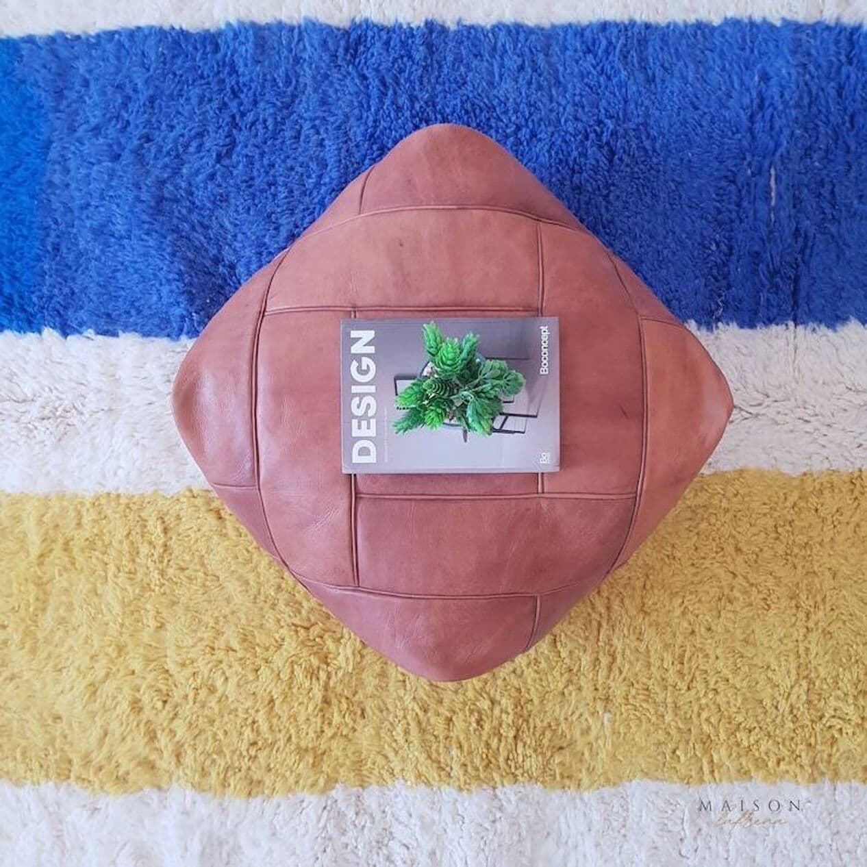 Ręcznie tkany dywan 200x300 cm, wełna, multikolor, Maroko - 203197