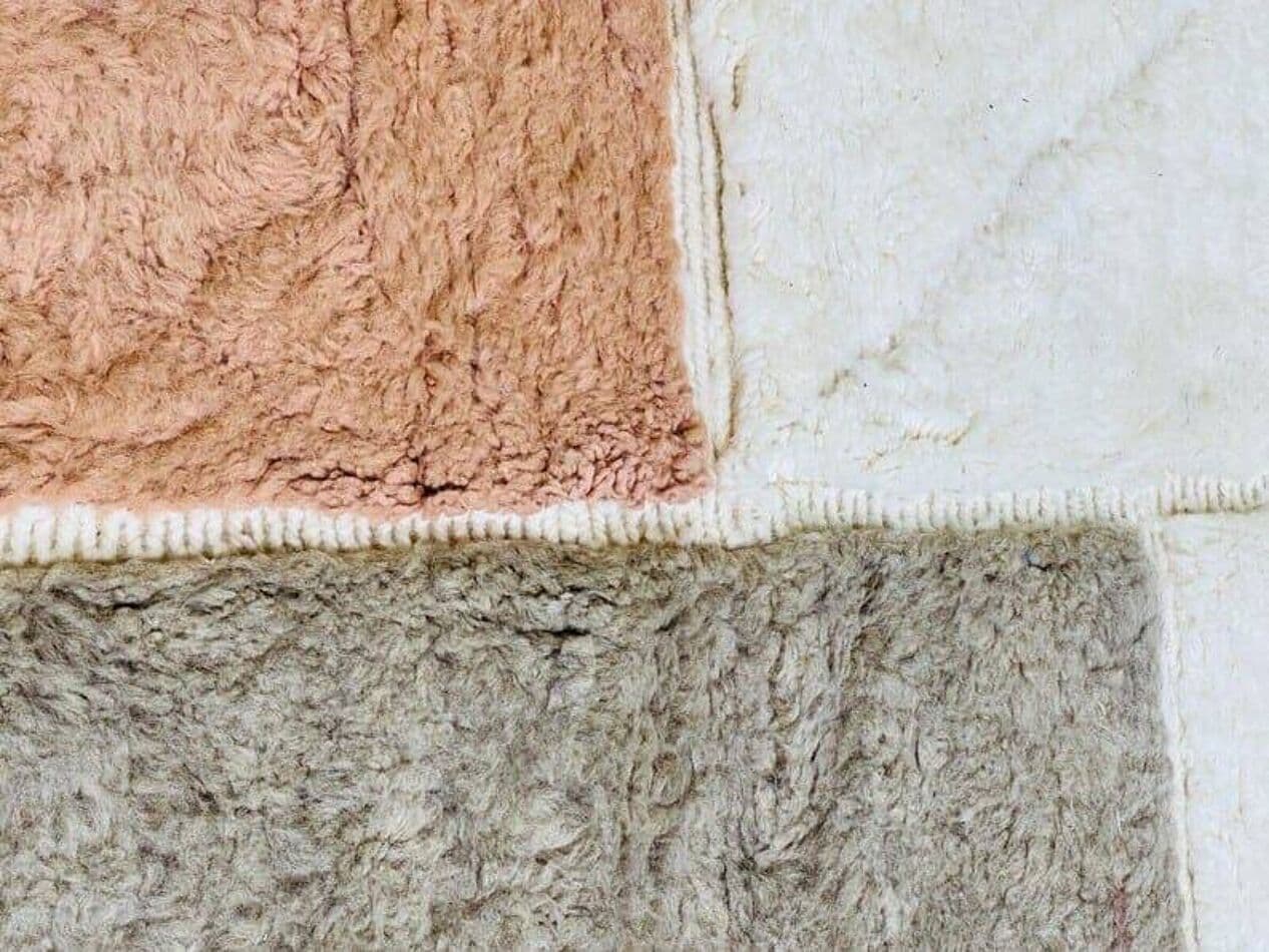 Ręcznie tkany dywan 100x200 cm, wełna, multikolor, Maroko - 205424