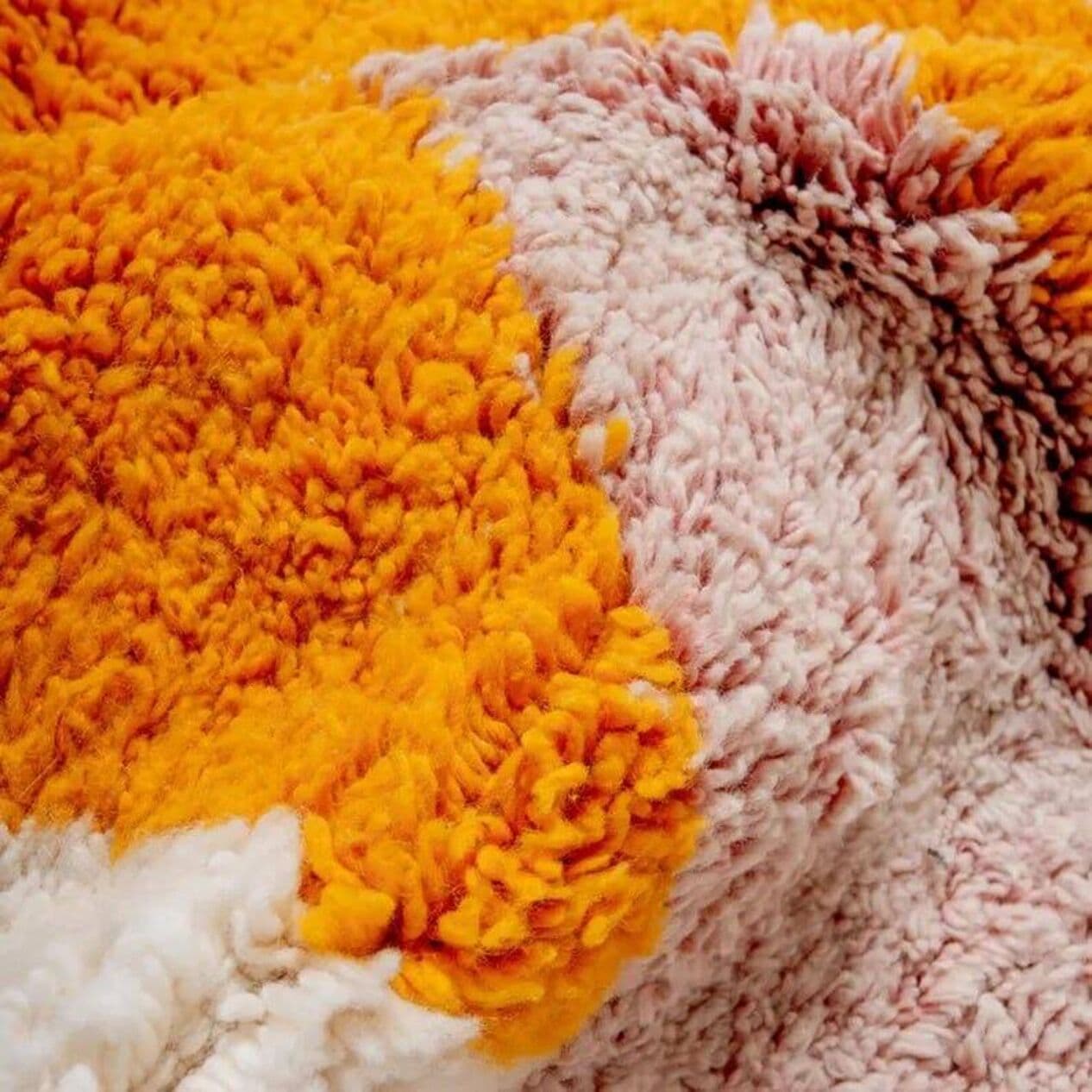 Ręcznie tkany dywan 150x250 cm, wełna, multikolor, Maroko - 205235