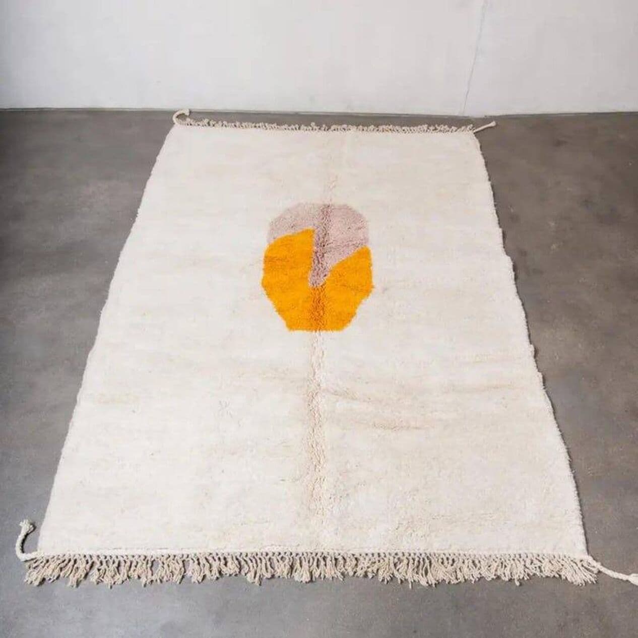 Ręcznie tkany dywan 150x250 cm, wełna, multikolor, Maroko - 205237