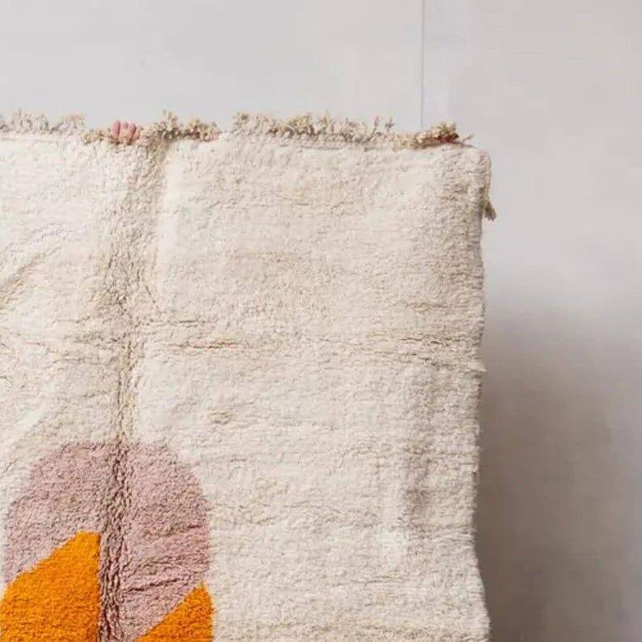 Ręcznie tkany dywan 150x250 cm, wełna, multikolor, Maroko - 205236